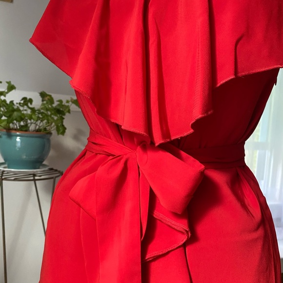 Red Dress - eShakti. Size 4/6 - Picture 3 of 9